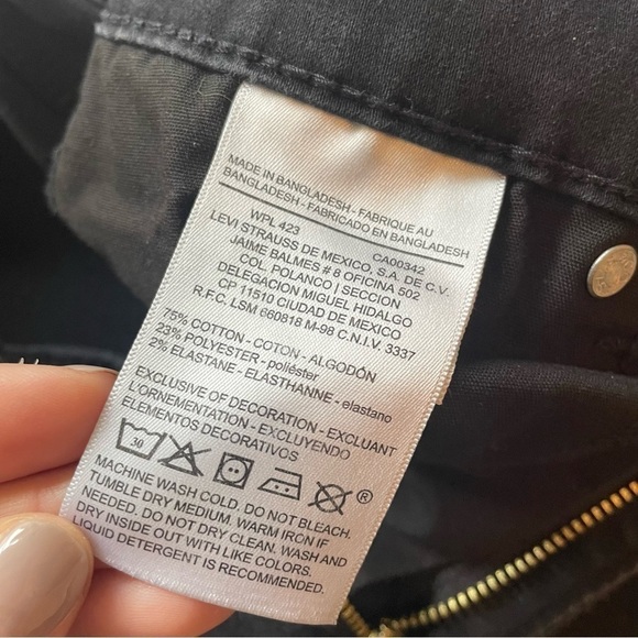 Signature by Levis Strauss - Black Jeans - Skinny - 8L 29x34 - Picture 8 of 8